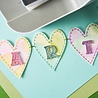 Sizzix PRE-ORDER Eileen Hull Framelits Die Set Stitched Hearts (666813)