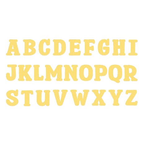 Sizzix PRE-ORDER Eileen Hull Thinlits Die Set Nora Alphabet (667065)