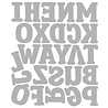 Sizzix PRE-ORDER Eileen Hull Thinlits Die Set Nora Alphabet (667065)