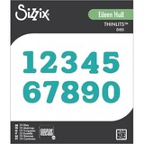 Sizzix Eileen Hull Thinlits Die Set Nora Numbers (667066)