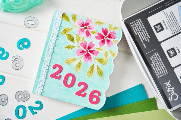Sizzix PRE-ORDER Eileen Hull Thinlits Die Set Nora Numbers (667066)
