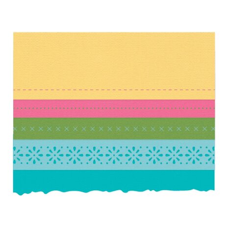 Sizzix PRE-ORDER Eileen Hull Thinlits Die Set Page Edges (667067)