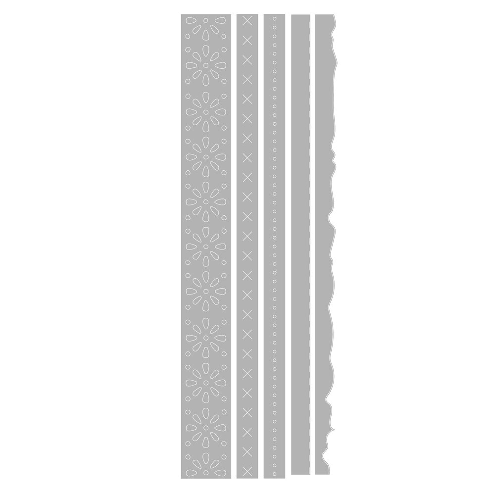 Sizzix PRE-ORDER Eileen Hull Thinlits Die Set Page Edges (667067)
