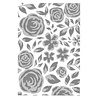 Sizzix PRE-ORDER Eileen Hull Multi-Level Textured Impressions Watercolor Bouquet (667069)