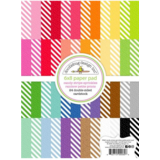 Doodlebug Design Inc. PRE-ORDER Candy Stripe-Sprinkles Rainbow 6x8 Inch Petite Prints Paper Pad (9060)