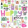 Doodlebug Design Inc. Color Me Crafty Icons Stickers (9095)