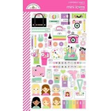 Doodlebug Design Inc. PRE-ORDER Color Me Crafty Mini Icons Stickers (9076)