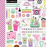 Doodlebug Design Inc. Color Me Crafty Mini Icons Stickers (9076)