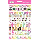 Doodlebug Design Inc. PRE-ORDER Color Me Crafty Puffy Icons Stickers (9077)