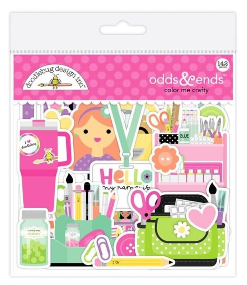 Doodlebug Design Inc. Color Me Crafty Odds & Ends (9090) Doodlebug Design Inc. Color Me Crafty Odds & Ends (9090)