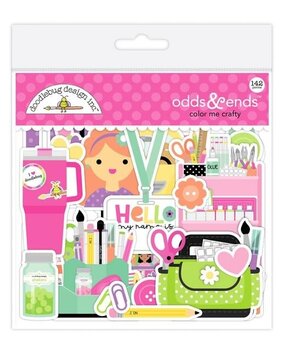 Doodlebug Design Inc. PRE-ORDER Color Me Crafty Odds & Ends (9090)
