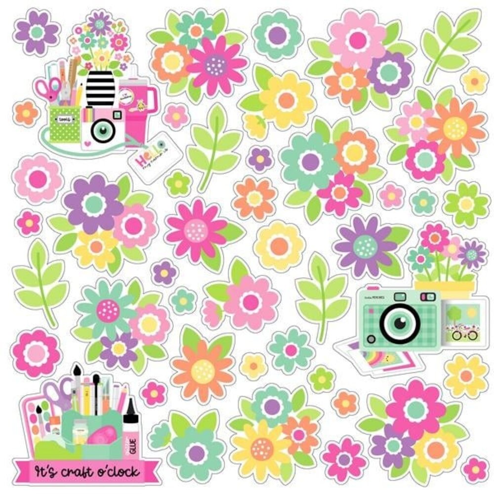 Doodlebug Design Inc. Color Me Crafty Bits & Pieces (9092)