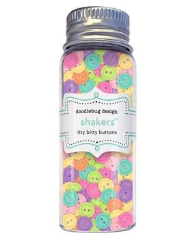 Doodlebug Design Inc. PRE-ORDER Color Me Crafty Itty Bitty Buttons Shakers (9075)