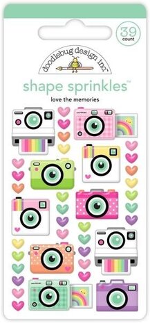 Doodlebug Design Inc. Color Me Crafty Love The Memories Shape Sprinkles (9064) Doodlebug Design Inc. Color Me Crafty Love The Memories Shape Sprinkles (9064)