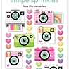 Doodlebug Design Inc. Color Me Crafty Love The Memories Shape Sprinkles (9064) Doodlebug Design Inc. Color Me Crafty Love The Memories Shape Sprinkles (9064)