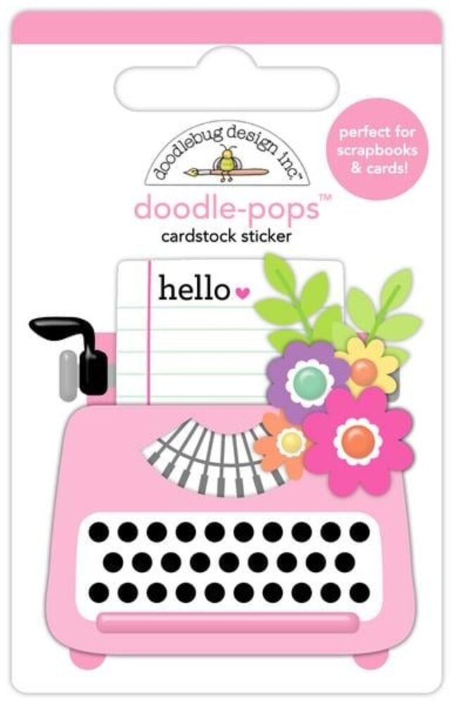 Doodlebug Design Inc. Color Me Crafty Just A Note Doodle-Pops (9066)