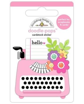 Doodlebug Design Inc. PRE-ORDER Color Me Crafty Just A Note Doodle-Pops (9066)