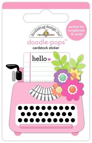 Doodlebug Design Inc. Color Me Crafty Just A Note Doodle-Pops (9066)