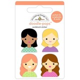 Doodlebug Design Inc. PRE-ORDER Color Me Crafty Bff'S Doodle-Pops (9068)