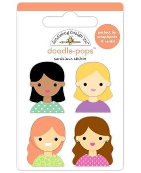 Doodlebug Design Inc. PRE-ORDER Color Me Crafty Bff'S Doodle-Pops (9068)
