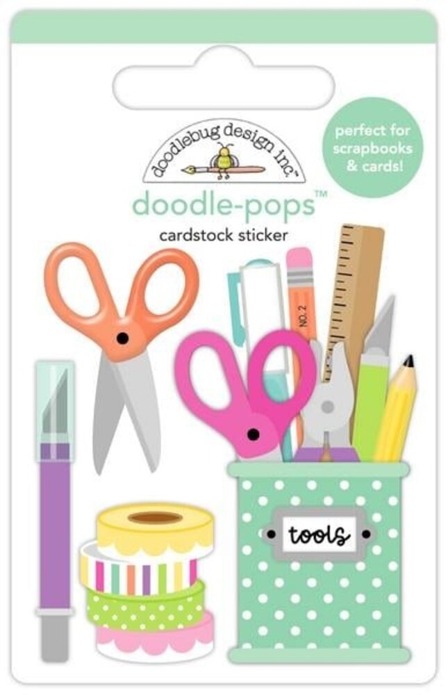 Doodlebug Design Inc. Color Me Crafty Tools Of The Trade Doodle-Pops (9071) Doodlebug Design Inc. Color Me Crafty Tools Of The Trade Doodle-Pops (9071)