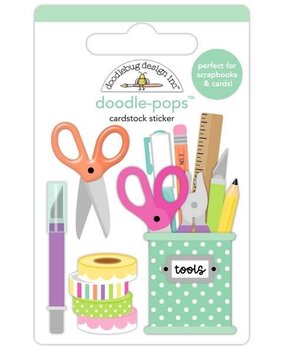 Doodlebug Design Inc. PRE-ORDER Color Me Crafty Tools Of The Trade Doodle-Pops (9071)