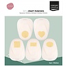 Vaessen Creative Figuurpons Set Basisvormen Geschulpt (5pcs) (2137-224)