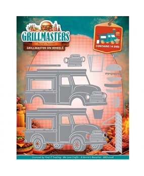 Berrie's Beauties Grillmasters Dies Grillmaster On Wheels (BBD10108) Berrie's Beauties Grillmasters Dies Grillmaster On Wheels (BBD10108)