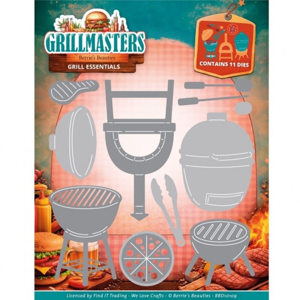 Berrie's Beauties Grillmasters Dies Grill Essentials (BBD10109)