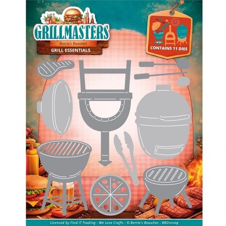 Berrie's Beauties Grillmasters Dies Grill Essentials (BBD10109)