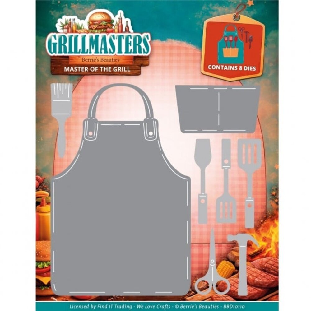 Berrie's Beauties Grillmasters Dies Master Of The Grill (BBD10110) Berrie's Beauties Grillmasters Dies Master Of The Grill (BBD10110)