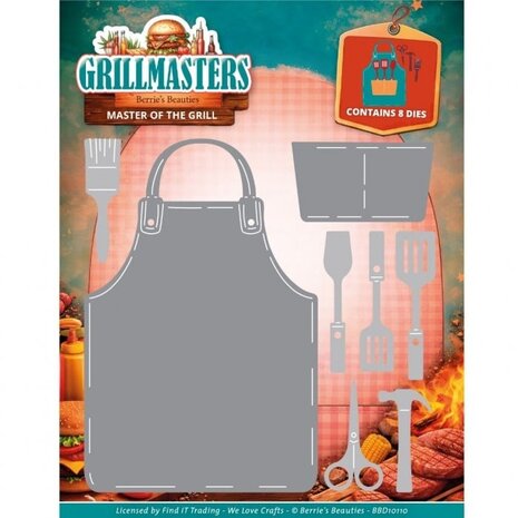 Berrie's Beauties Grillmasters Dies Master Of The Grill (BBD10110) Berrie's Beauties Grillmasters Dies Master Of The Grill (BBD10110)
