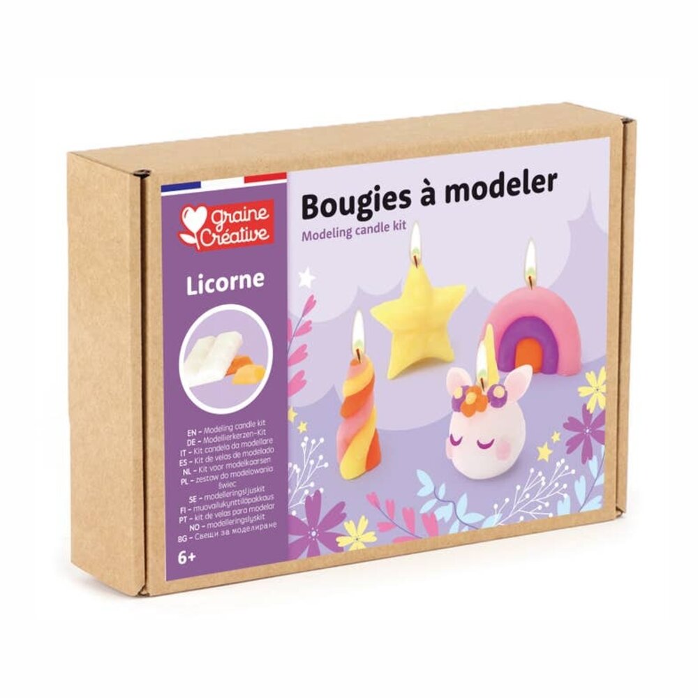 Graine Creative DIY Modeling Candle Kit Unicorn (138207)