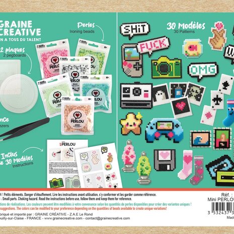 Graine Creative Strijkkralen Kit Retro (731749)