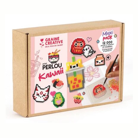 Graine Creative Strijkkralen Kit Kawaii (731748)