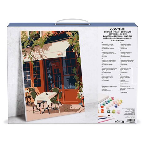 Graine Creative Schilderen op nummer 30x40cm Een zomer in Parijs (616688)