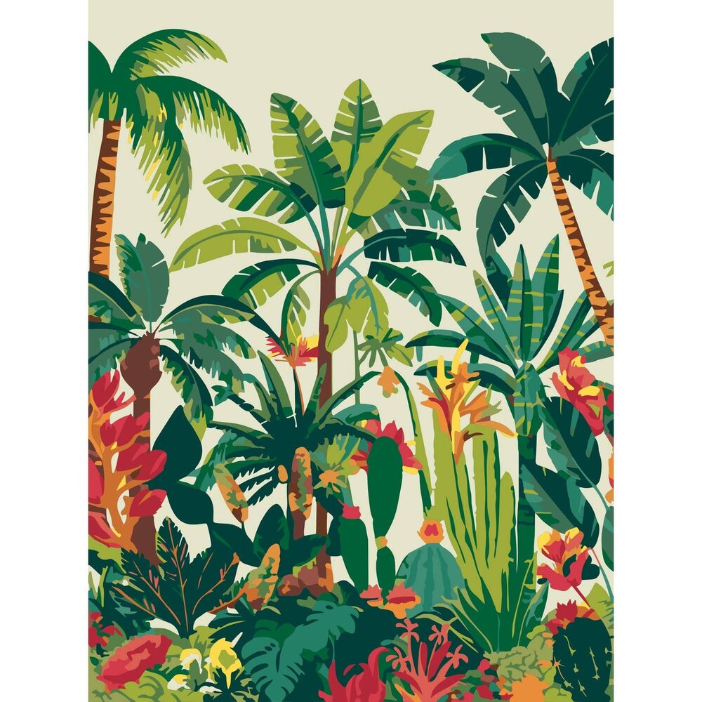 Graine Creative Schilderen op nummer 30x40cm Tropical Nature (616689)