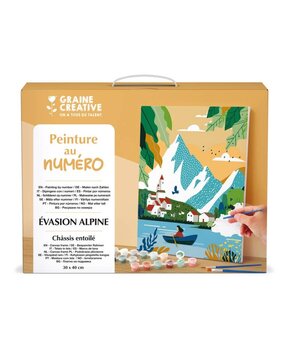 Graine Creative Schilderen op nummer 30x40cm Alpine Escape (616690) Graine Creative Schilderen op nummer 30x40cm Alpine Escape (616690)