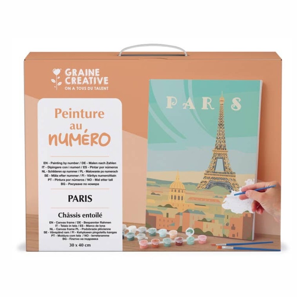 Graine Creative Schilderen op nummer 30x40cm Paris (616691)