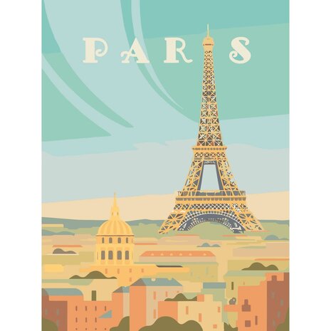 Graine Creative Schilderen op nummer 30x40cm Paris (616691)