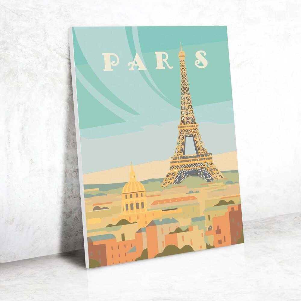 Graine Creative Schilderen op nummer 30x40cm Paris (616691)