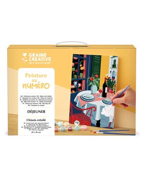 Graine Creative Schilderen op nummer 20x30cm Breakfast (616693) Graine Creative Schilderen op nummer 20x30cm Breakfast (616693)