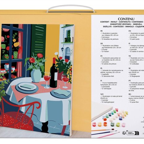 Graine Creative Schilderen op nummer 20x30cm Breakfast (616693)