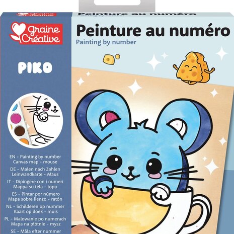 Graine Creative Schilderen op nummer 18x22cm Piko (750262) Graine Creative Schilderen op nummer 18x22cm Piko (750262)