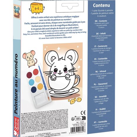 Graine Creative Schilderen op nummer 18x22cm Piko (750262) Graine Creative Schilderen op nummer 18x22cm Piko (750262)