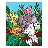 Graine Creative Schilderen op nummer 18x22cm Jungle Party (750263)