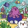 Graine Creative Schilderen op nummer 18x22cm Aqua (750264)