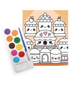 Graine Creative Schilderen op nummer 18x22cm Yummy (750268) Graine Creative Schilderen op nummer 18x22cm Yummy (750268)