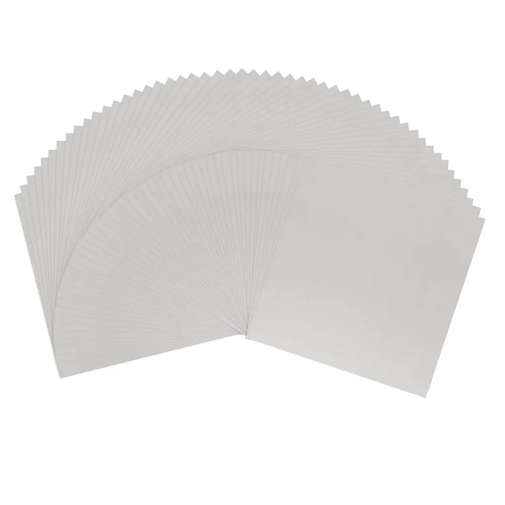 Vaessen Creative Grijskarton 12x12 Inch (50pcs) (29993-014)