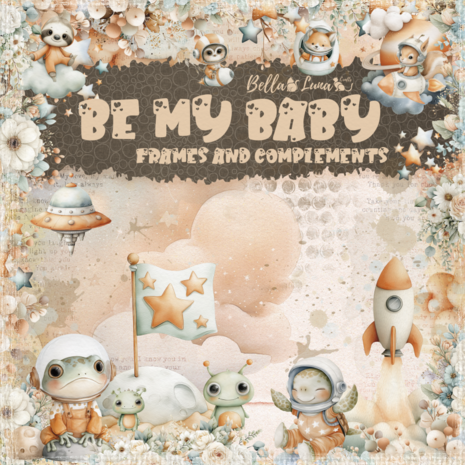 Bella Luna Crafts Be My Baby Frames and Complements 12x12 Inch Collection Pack (BLC-0072/M) Bella Luna Crafts Be My Baby Frames and Complements 12x12 Inch Collection Pack (BLC-0072/M)